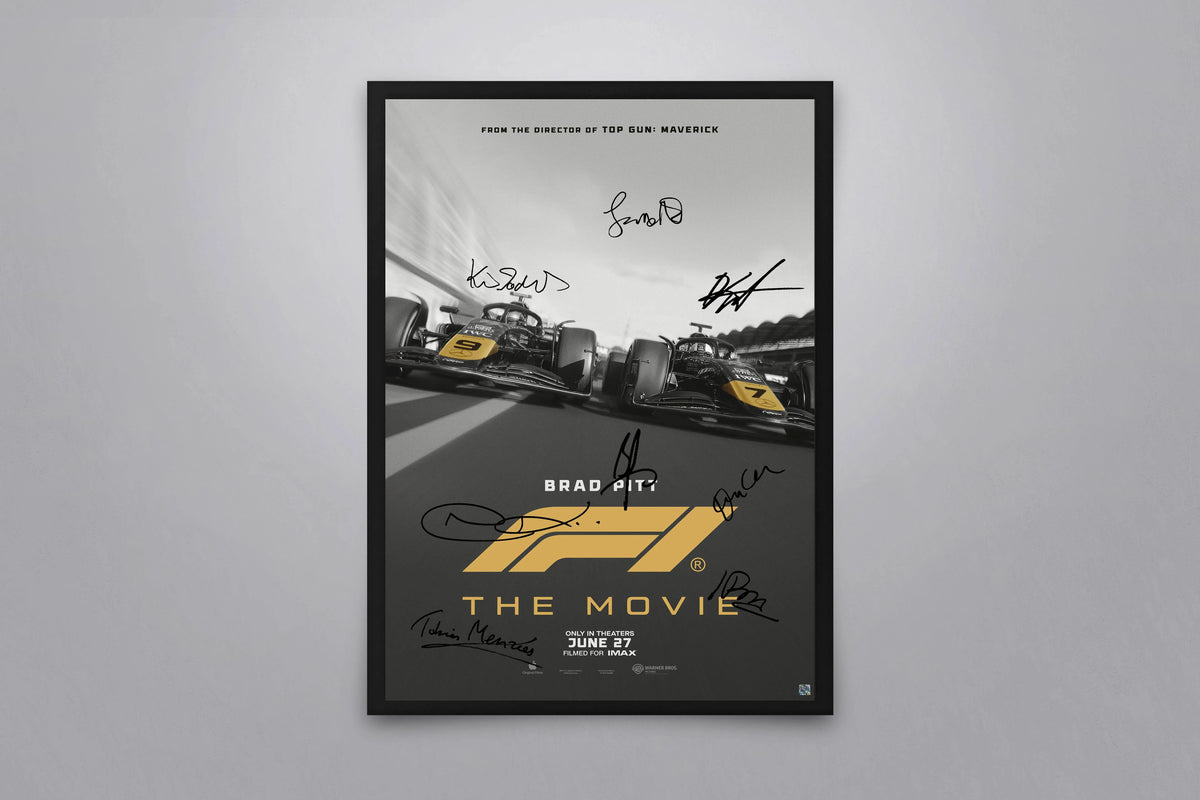 F1 The Movie Signed Poster with COA