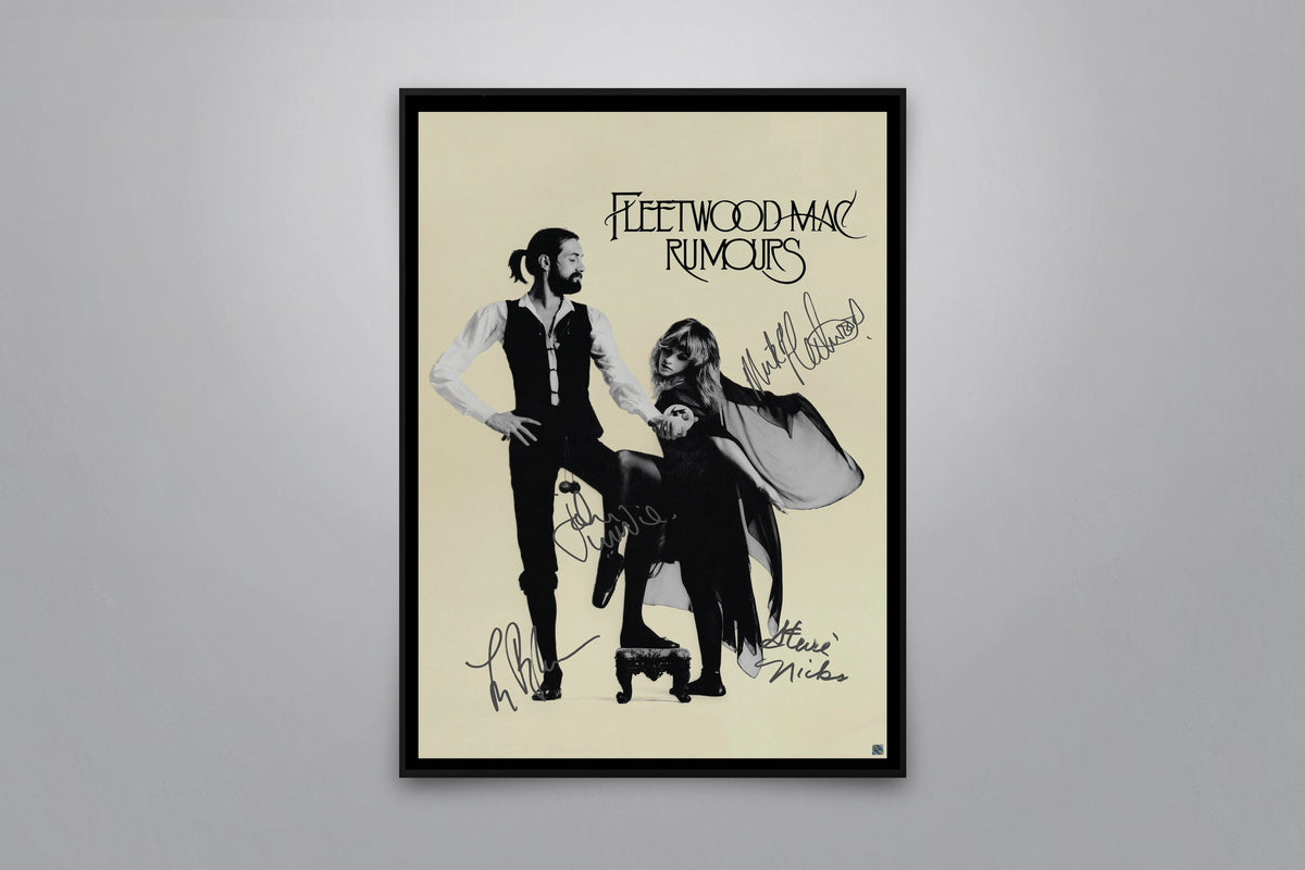 Vieille Pub Fleetwood Mac Sur Plaque Alu 8x12 – Le Look Rétro Qui Déchire !