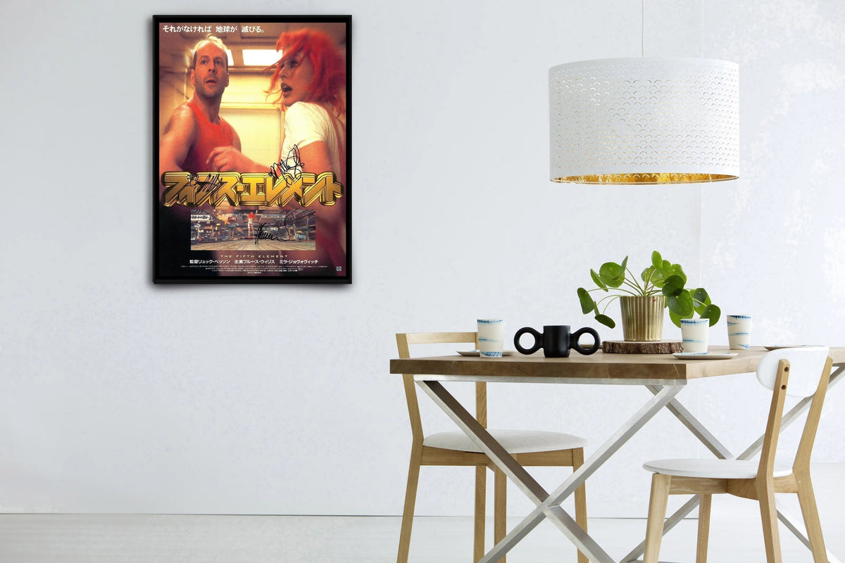 The Fifth Element Signed Poster | Poster Memorabilia