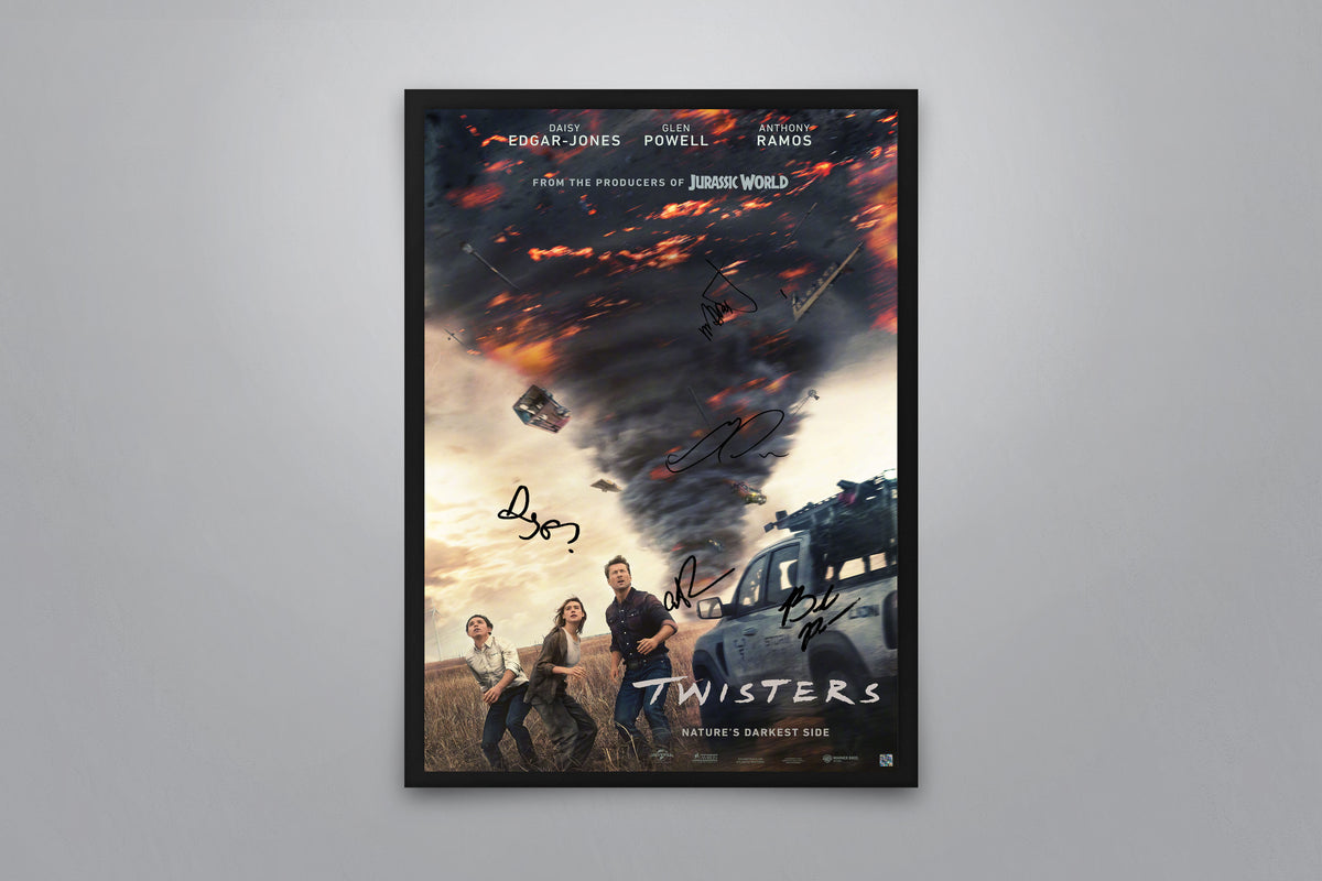 Twisters (2024) Signed Poster + COA