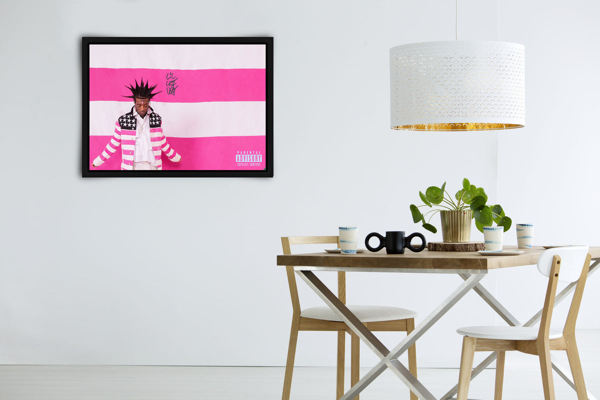 Lil Uzi Vert Pink Tape New Album Official Feature Home Decor Poster Canvas  - Mugteeco