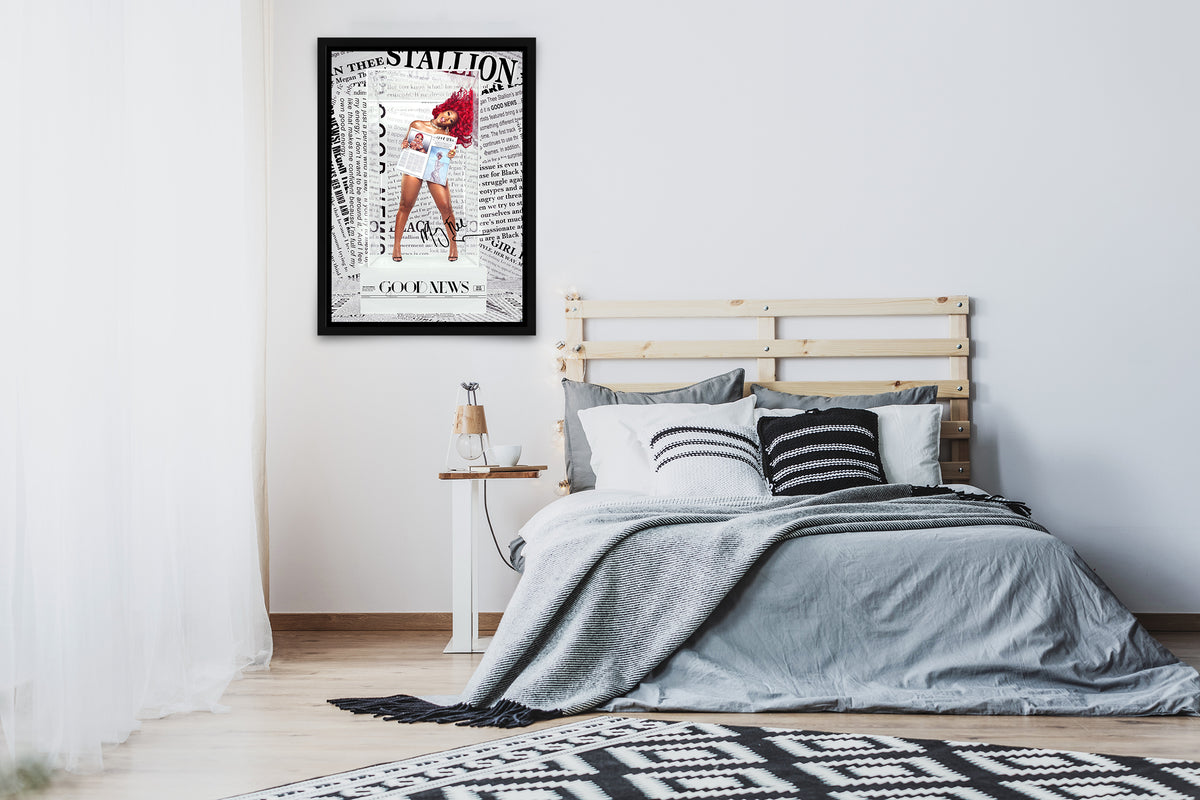 Megan Thee Stallion: Good News Signed Poster with COA
