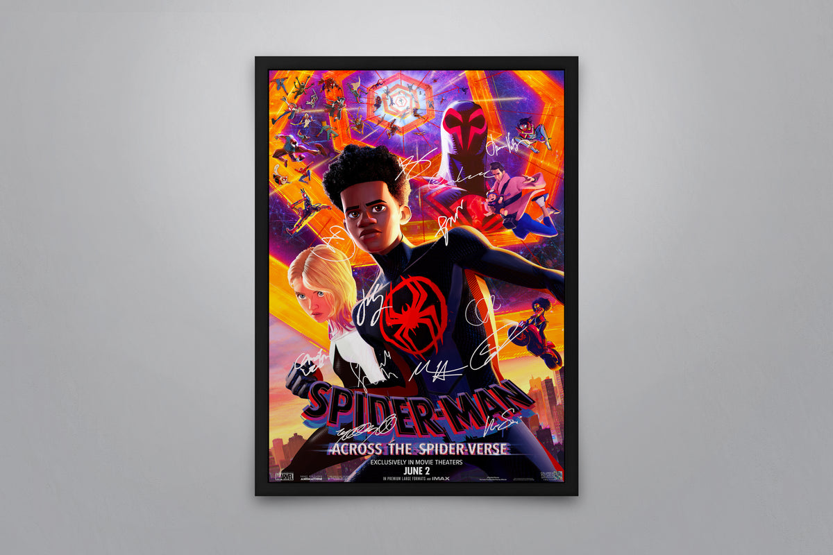 Spider-Man: Across the Spider-Verse - Signed Poster + COA – Poster  Memorabilia