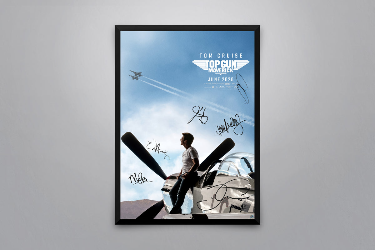 Top Gun: Maverick Signed Poster with COA
