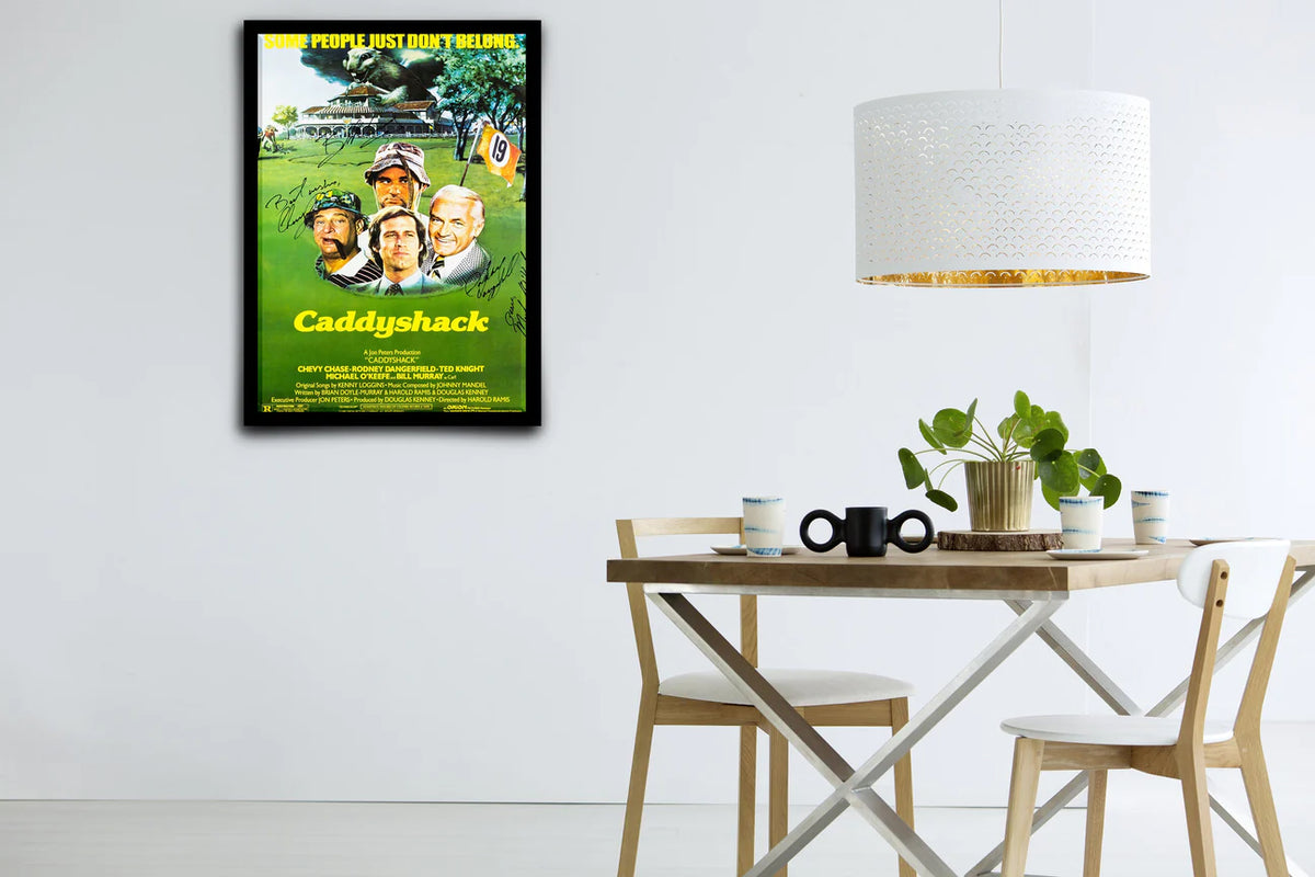 CADDYSHACK Signed Poster + COA
