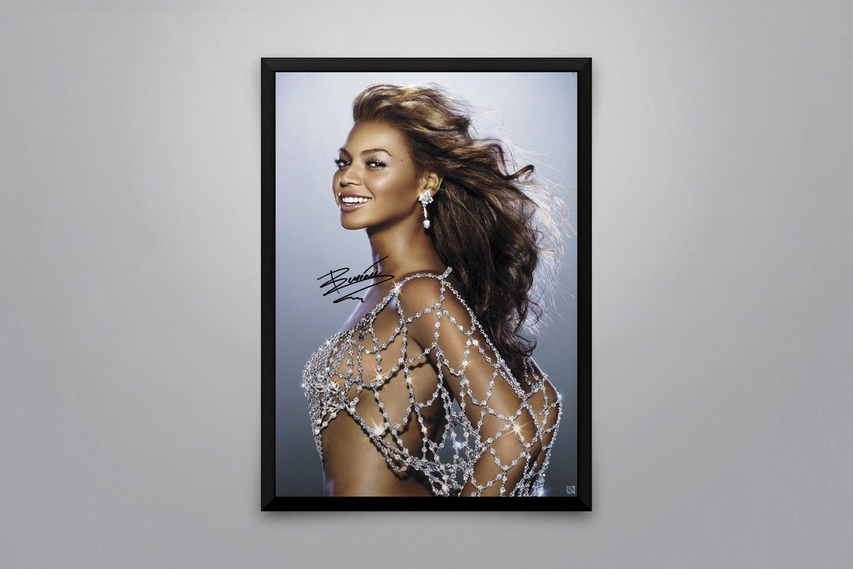 Beyoncé 本物★鑑定書付き★ビヨンセ 直筆サイン！！！激レア Beyonce Knowles: Dangerously In Love 2003 Signed Poster