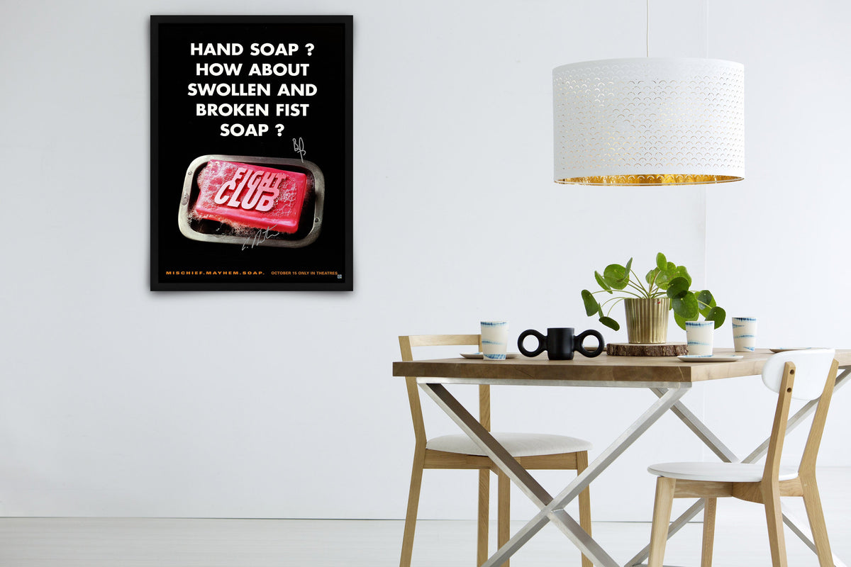 Fight Club - Soap Framed poster