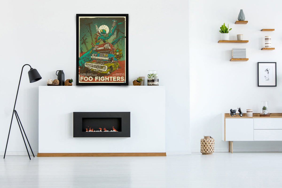 Foo Fighters - Syracuse, 2021 Signed Poster with COA