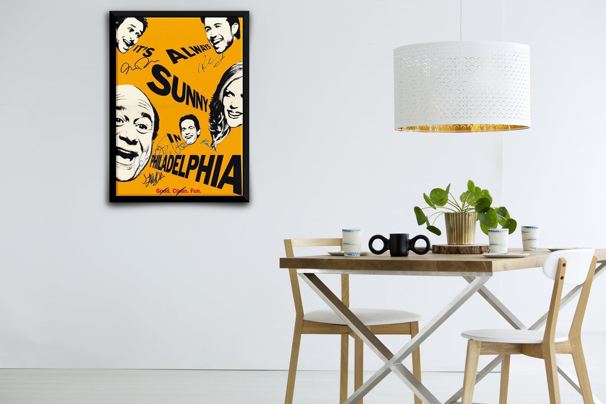 HWC Trading It's Always Sunny In Philadelphia Signed Photo Print – Framed Display With Cast Autographs - View #13