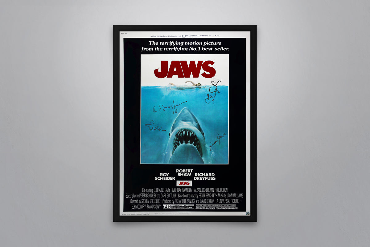 JAWS Signed Poster + COA