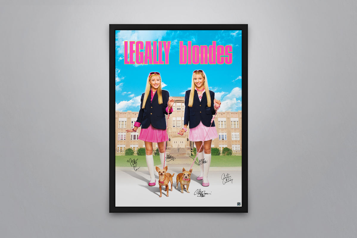 Legally Blondes Signed Poster Coa