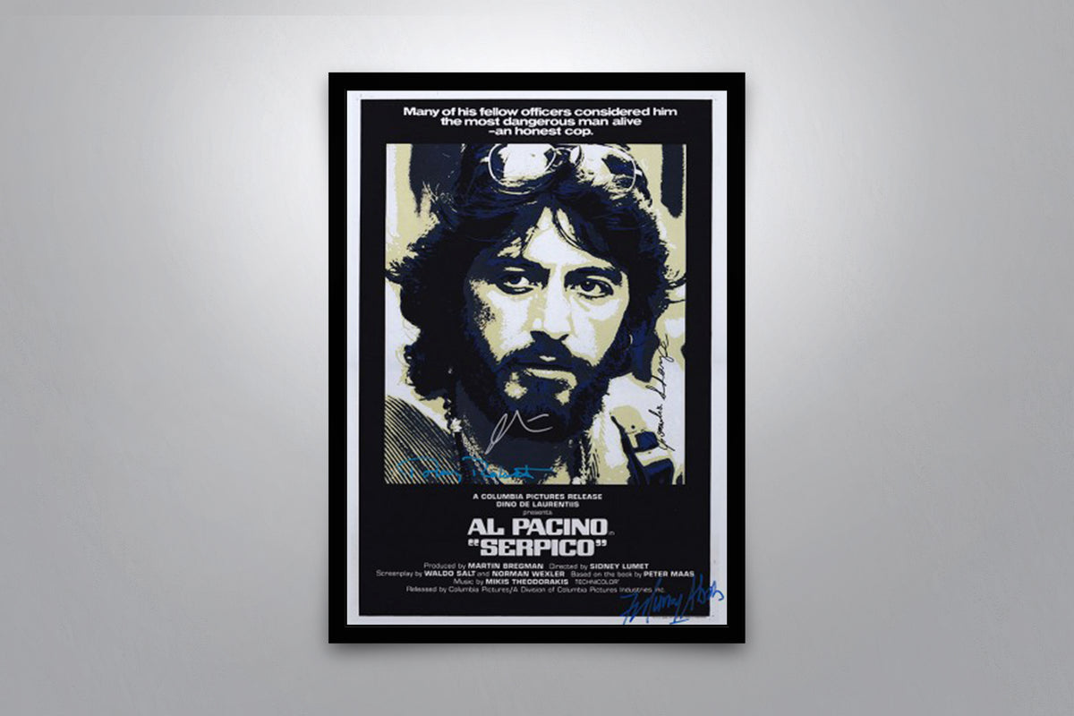 Serpico Signed Poster with COA