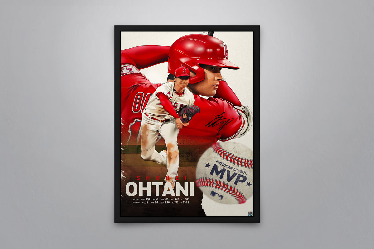 Shohei Ohtani - Signed Poster + COA – Poster Memorabilia