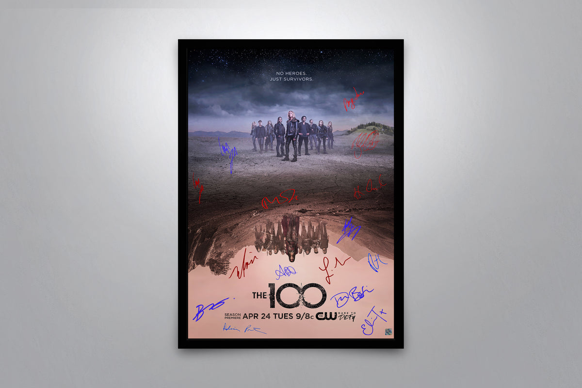 The 100 Signed Poster with COA