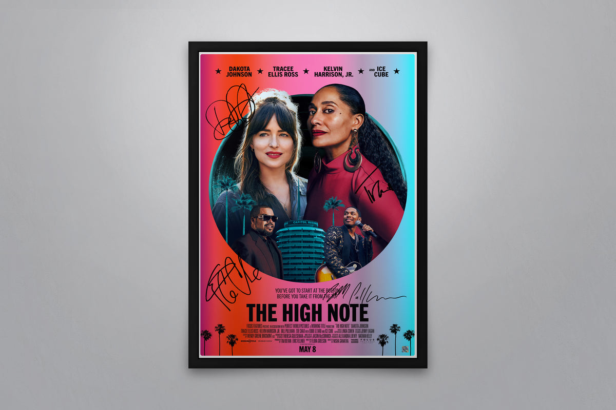 The High Note Signed Poster with COA