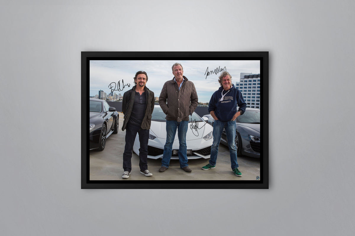 Top Gear Signed Poster with COA