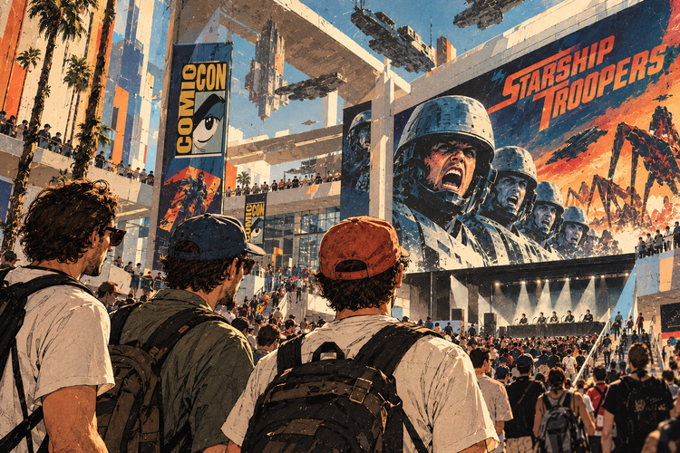 Hanging Out with the Starship Troopers at Comic-Con