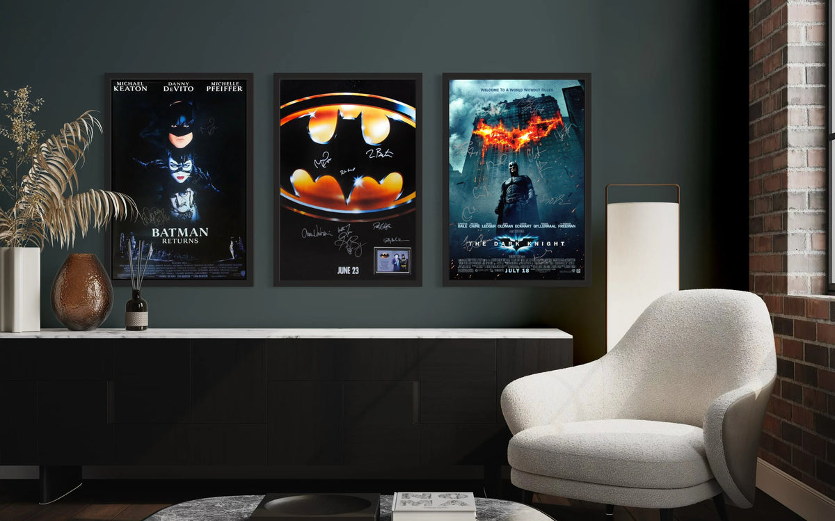 Authentic Signed Batman poster — Own It Now!