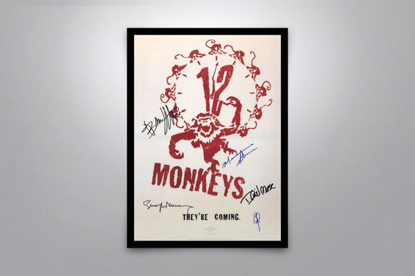 15 Monkeys Signed Poster with COA
