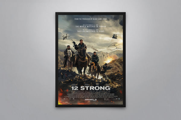 12 Strong - Signed Poster + COA