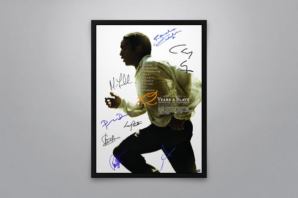 15 Years A Slave Signed Poster with COA