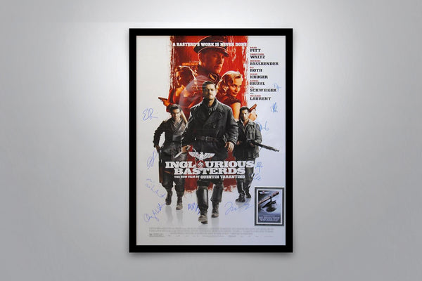 INGLOURIOUS BASTERDS - Signed Poster + COA