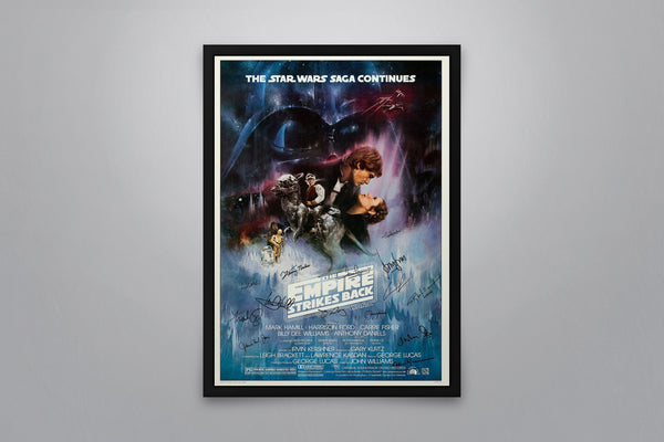 Star Wars: Episode V - The Empire Strikes Back Signed Poster with COA