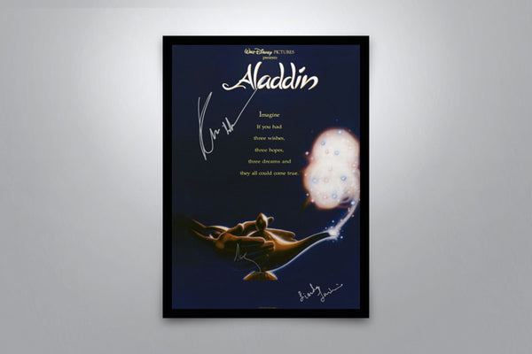 Aladdin Signed Poster with COA