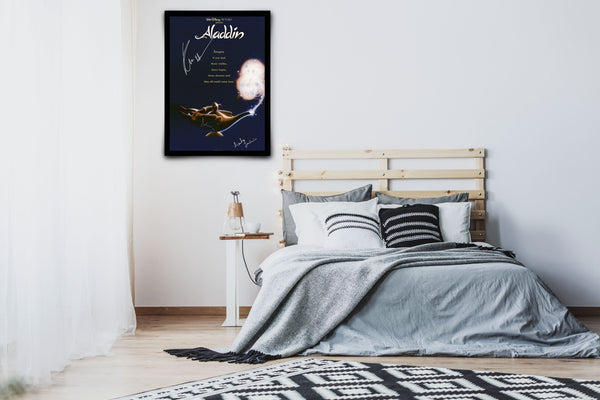 Aladdin Signed Poster with COA