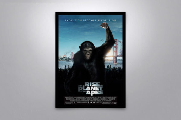 Rise of the Planet of the Apes Signed Poster with COA