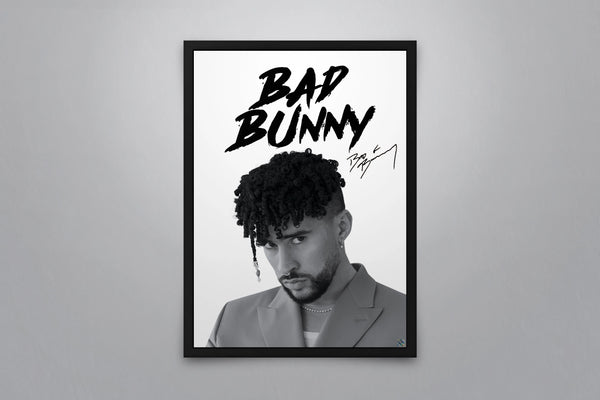 Bad Bunny Signed Poster with COA