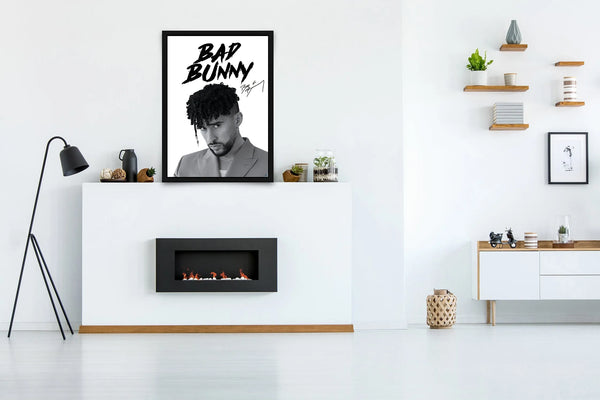 Bad Bunny Signed Poster with COA