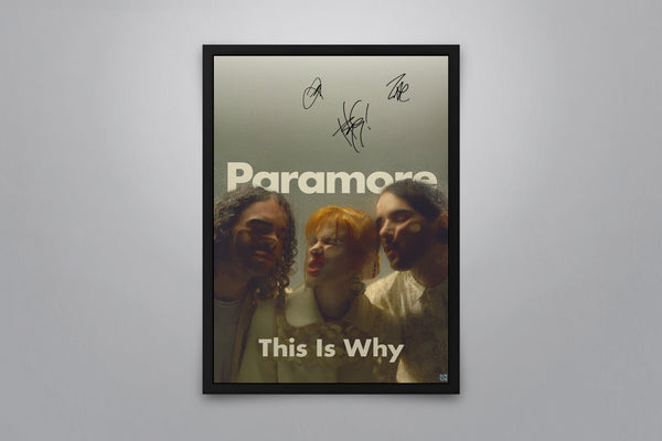 Paramore: This is Why - Signed Poster + COA