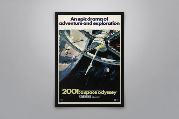 2001: A Space Odyssey Signed Poster with COA
