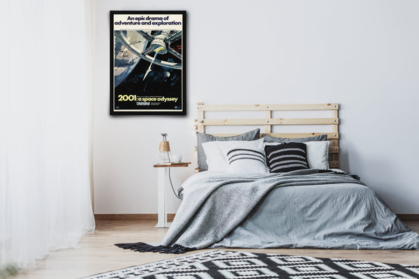 2001: A Space Odyssey Vintage Movie Poster - 24x36 Inch Canvas Wall Art