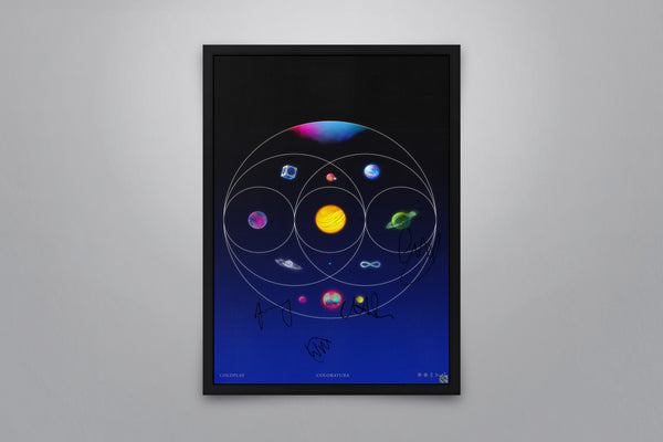 Coldplay: Coloratura - Signed Poster + COA