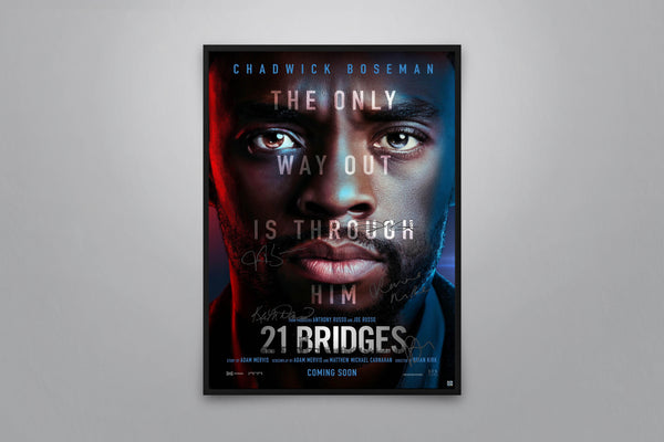 21 Bridges Signed Poster with COA