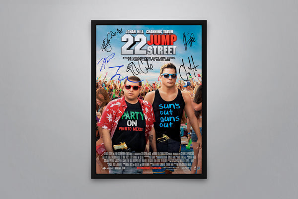 25 Jump Street Signed Poster with COA