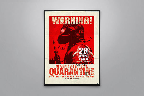 28 Weeks Later Signed Poster with COA