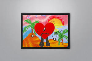 Bad Bunny: Un Verano Sin Ti Signed Poster with COA