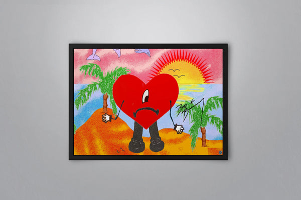 Bad Bunny: Un Verano Sin Ti Signed Poster with COA