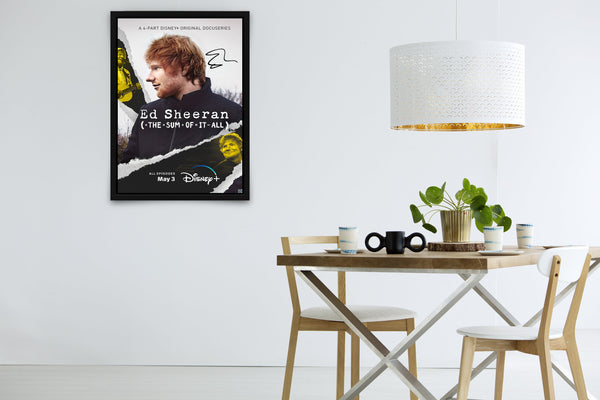 Ed Sheeran: The Sum of it All - Signed Poster + COA