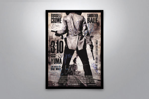 3:10 To Yuma Signed Poster with COA