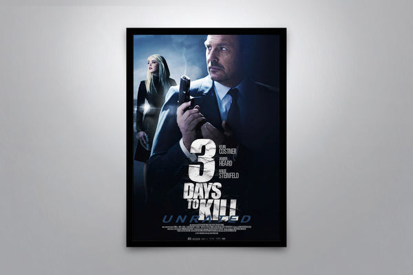 3 Days to Kill - Signed Poster + COA