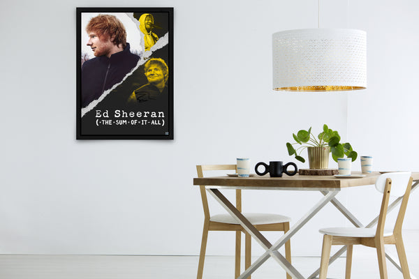 Ed Sheeran: The Sum of it All - Signed Poster + COA