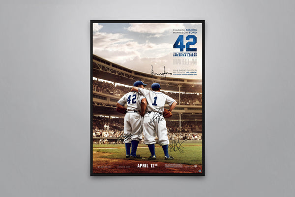 42 Signed Poster with COA