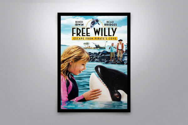 Free Willy: Escape from Pirate's Cove - Signed Poster + COA