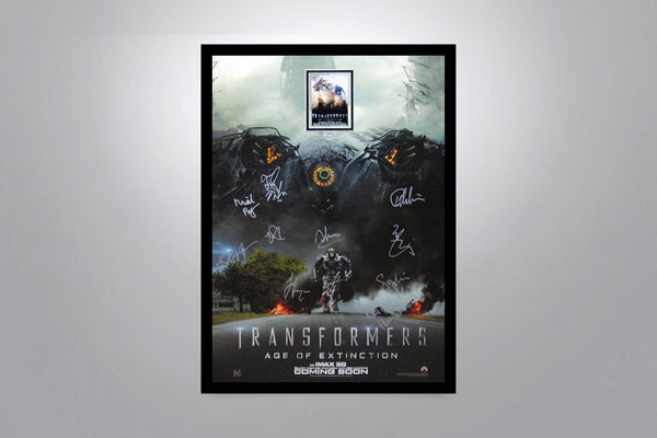 Transformers Autographed Poster Collection