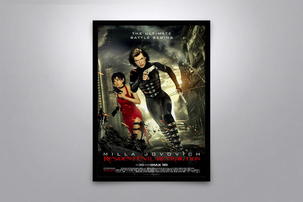 Resident Evil: Retribution -Signed Poster + COA