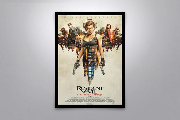 Resident Evil: The Final Chapter Signed Poster with COA